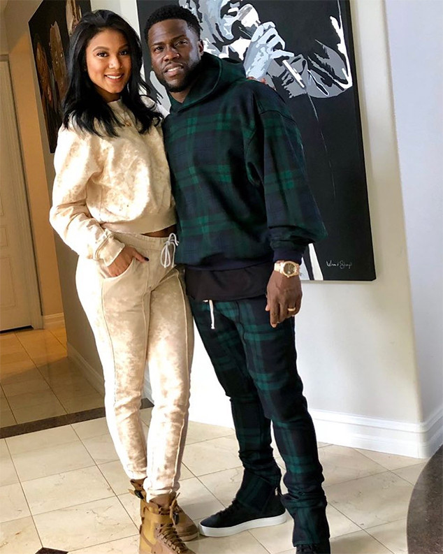 Kevin Hart, Wife, Eniko Hart, Christmas Eve 2017 Kevin Hart, Wife, Eniko Hart, Christmas Eve 2017